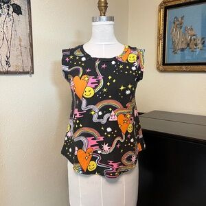 Nooworks Black Better Days Muscle Tank size S